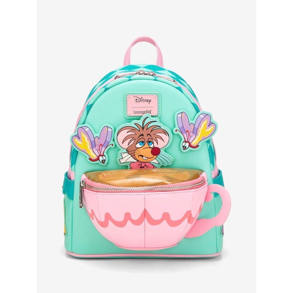 Loungefly Disney Alice and Wonderland Tea Cup Mini Backpack NWT